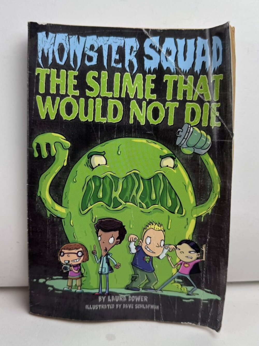 Monster Squad The Slime That Would Not Die Laura Dower Scholastic Paperback Book